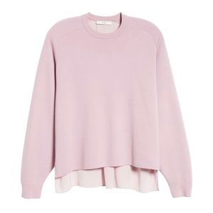 Tibi Silk Back Sweater